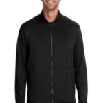 Port Authority Accord Stretch Fleece Full-Zip K595 Black