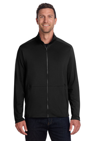 Port Authority Accord Stretch Fleece Full-Zip K595 Black