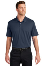 Port Authority City Stretch Flat Knit Polo K683 River Blue Navy