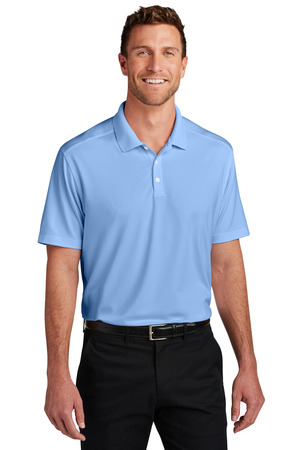 Port Authority City Stretch Flat Knit Polo K683 Swiss Blue