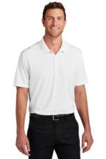 Port Authority City Stretch Flat Knit Polo K683 White