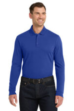 Port Authority EZCotton Long Sleeve Polo. K8000LS True Royal