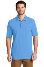 Port Authority EZCotton Polo. K8000 Azure Blue