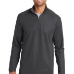 Port Authority Pinpoint Mesh 1/2-Zip. K806 Battleship Grey