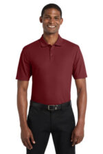 Port Authority SuperPro React Polo. K810 Burgundy