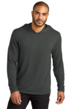 Port Authority Microterry Pullover Hoodie K826 Charcoal