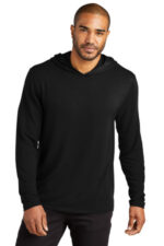 Port Authority Microterry Pullover Hoodie K826 Deep Black