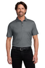 Port Authority Fine Pique Blend Polo K830 Charcoal Heather