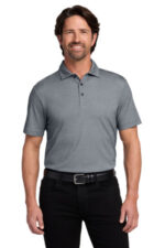 Port Authority Fine Pique Blend Polo K830 River Blue Navy Heather