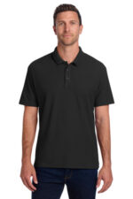 Port Authority C-FREE Cotton Blend Pique Polo K867 Black