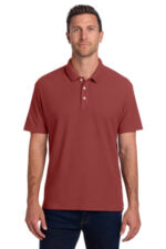Port Authority C-FREE Cotton Blend Pique Polo K867 Garnet