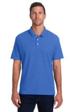 Port Authority C-FREE Cotton Blend Pique Polo K867 True Blue