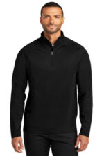 Port Authority C-FREE Cypress 1/4-Zip K870 Deep Black