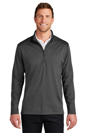Port Authority C-FREE Double Knit 1/4-Zip K880 Grey Steel Heather