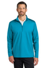 Port Authority C-FREE Double Knit 1/4-Zip K880 Parcel Blue