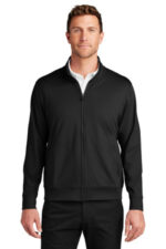 Port Authority C-FREE Double Knit Full-Zip K881 Deep Black