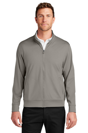 Port Authority C-FREE Double Knit Full-Zip K881 Smoke Grey