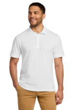 Port & Co Combed Ring Spun Pique Polo. KP1500 White