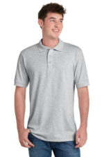 Port & Co Tall Core Blend Jersey Knit Polo. KP55T Ash
