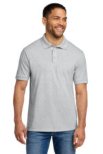 Port & Co Core Blend Jersey Knit Polo. KP55 Ash