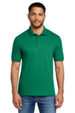Port & Co Core Blend Jersey Knit Polo. KP55 Kelly