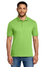 Port & Co Tall Core Blend Jersey Knit Polo. KP55T Lime