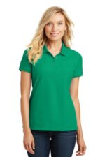 Port Authority Women's Core Classic Pique Polo. L100 Bright Kelly Green