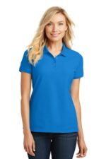 Port Authority Women's Core Classic Pique Polo. L100 Coastal Blue