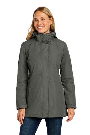 Port Authority Women's All-Weather 3-in-1 Jacket L123 Storm Grey