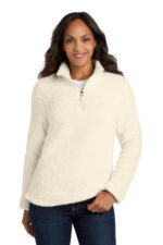 Port Authority Women's Cozy 1/4-Zip Fleece L130 Marshmallow