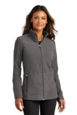 Port Authority Women's Accord Microfleece Jacket L151 Pewter