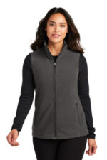 Port Authority Women's Accord Microfleece Vest L152 Pewter