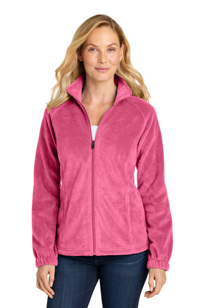Port Authority Women's Plush Fleece Full-Zip Jacket L190 Awareness Pink