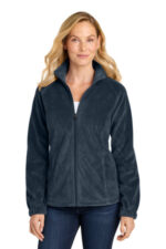 Port Authority Women's Plush Fleece Full-Zip Jacket L190 Night Navy
