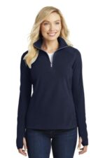 Port Authority Women's Microfleece 1/2-Zip Pullover. L224 True Navy