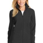 Port Authority Women's Summit Fleece Full-Zip Jacket. L233 Black/ Black