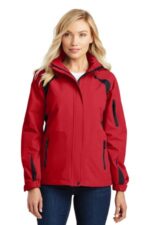 Port Authority Women's All-Season II Jacket. L304 True Red/ Black