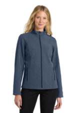 Port Authority Women's Core Soft Shell Jacket. L317 Navy Heather