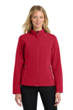 Port Authority Women's Core Soft Shell Jacket. L317 Rich Red
