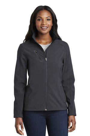 Port Authority Women's Welded Soft Shell Jacket. L324 Battleship Grey