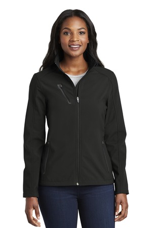 Port Authority Women's Welded Soft Shell Jacket. L324 Black