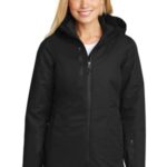 Port Authority Women's Vortex Waterproof 3-in-1 Jacket. L332 Black/ Black