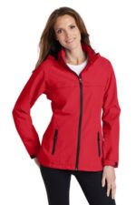 Port Authority Women's Torrent Waterproof Jacket. L333 Engine Red