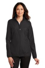 Port Authority Women's Zephyr Full-Zip Jacket. L344 Black
