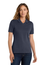 Port Authority Women's Rapid Dry Polo. L455 Classic Navy