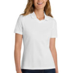 Port Authority Women's Rapid Dry Polo. L455 White