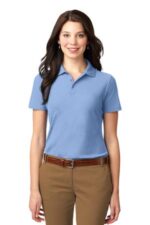 Port Authority Women's Stain-Resistant Polo. L510 Light Blue