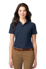 Port Authority Women's Stain-Resistant Polo. L510 Navy