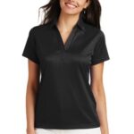 Port Authority Women's Performance Fine Jacquard Polo. L528 Black