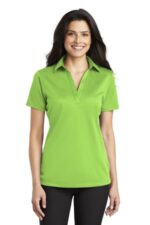 Port Authority Women's Silk Touch Performance Polo. L540 Lime